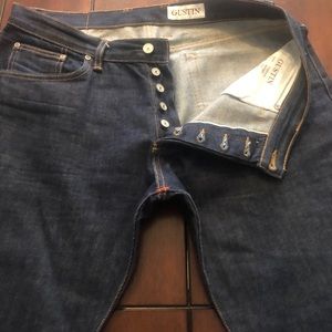 Gustin red line selvedge. White oak cone! 36x31.5.